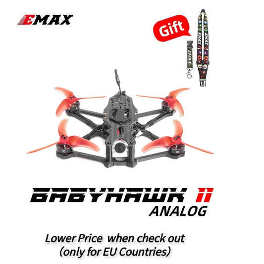 Emax Babyhawk II - 3.5" Micro FPV Racing Drone TBS UNIFY PRO32 NANO 5G8 V1.1 RunCam Racer 5 RC Airplane Quadcopter