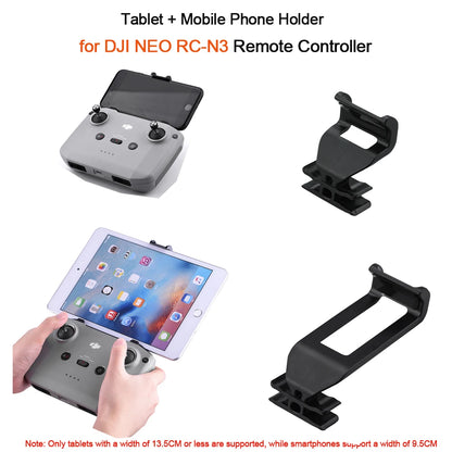 Wtohoby Phone Tablet Holder for DJI NEO RC-N3 Remote Controller Expansion Bracket Stand Holder Clip Mount Drone Accessoires