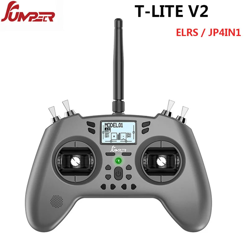 Jumper T-Lite V2 Remote Control RC Model ELRS JP4IN1 Hall Sensor Gimbals Internal Multi-Protocol Module For FPV Racing Drone