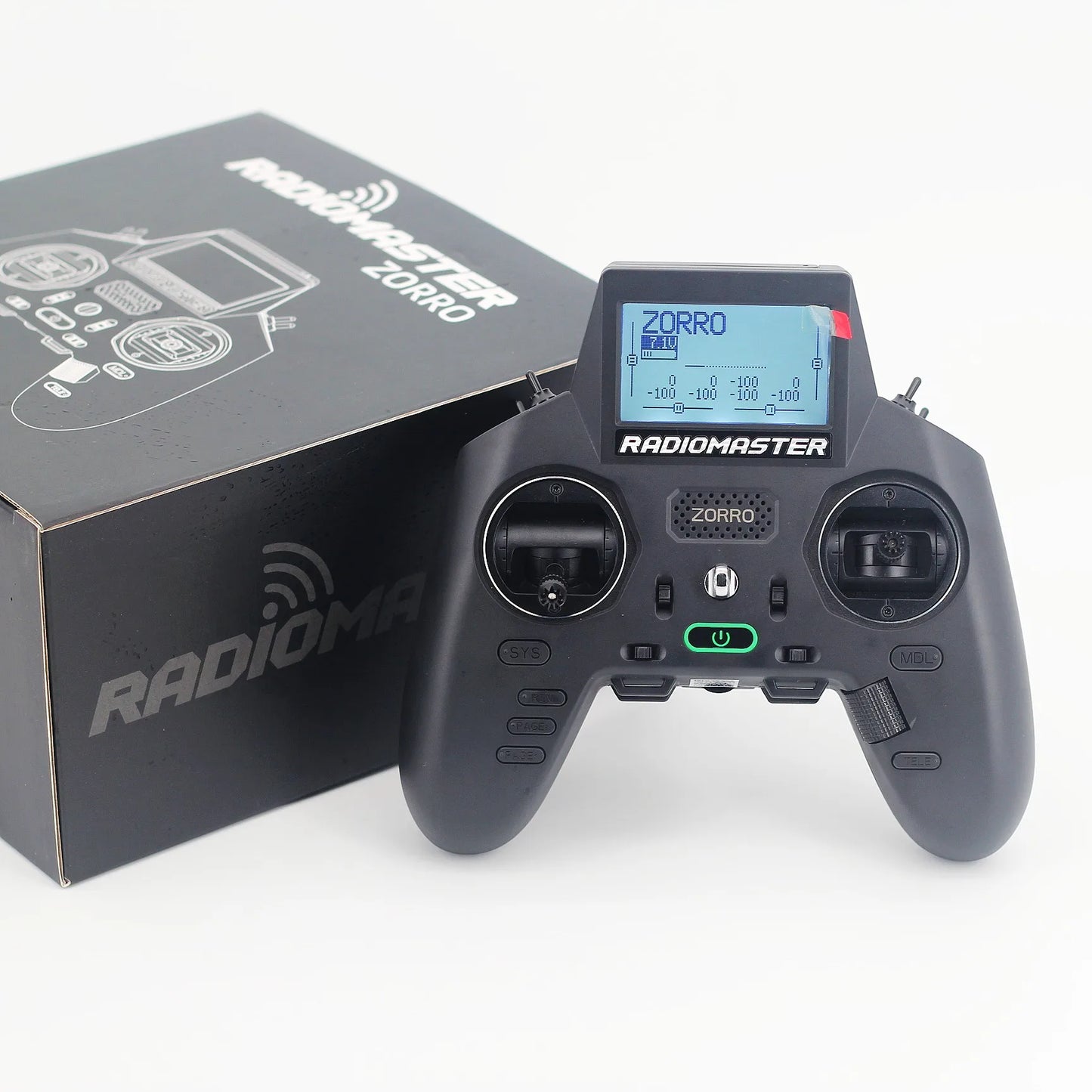 RadioMaster Zorro ELRS 2.4GHz RC Controller CC2500 JP4IN1 Radio Transmitter With Battery Hall Gimbal Remote Control Helicopter